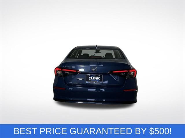 new 2025 Honda Civic car, priced at $22,897