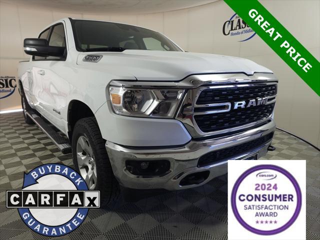 used 2022 Ram 1500 car, priced at $37,500