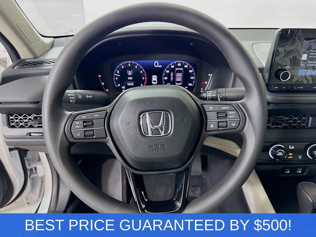 new 2025 Honda Accord car, priced at $26,695