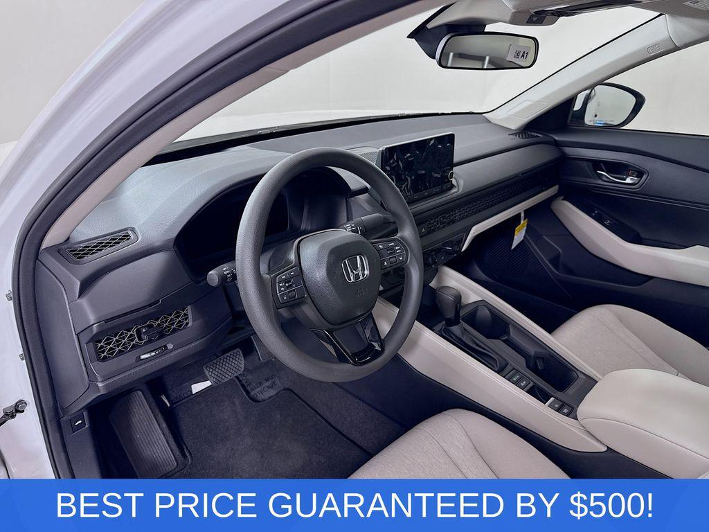 new 2025 Honda Accord car, priced at $26,695