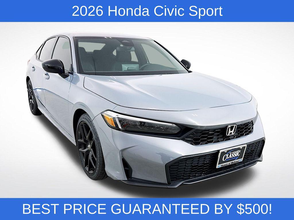 new 2026 Honda Civic car, priced at $24,995
