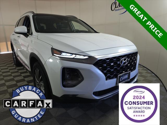 used 2019 Hyundai Santa Fe car, priced at $16,964