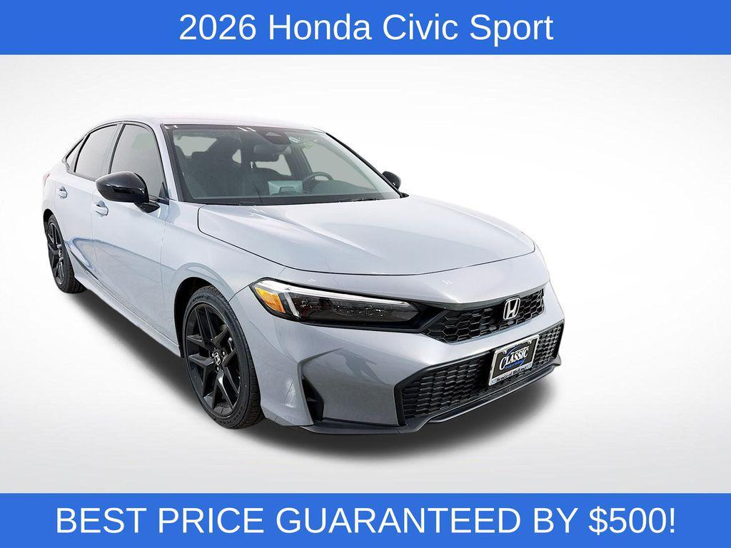 new 2026 Honda Civic car, priced at $24,995