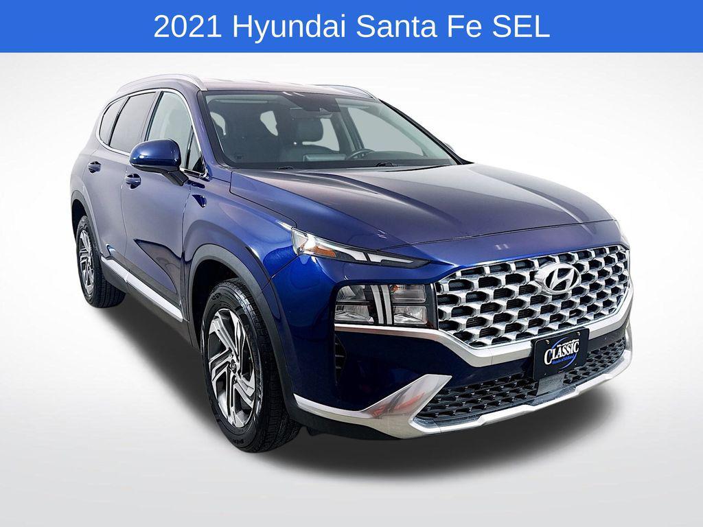 used 2021 Hyundai Santa Fe car, priced at $18,838