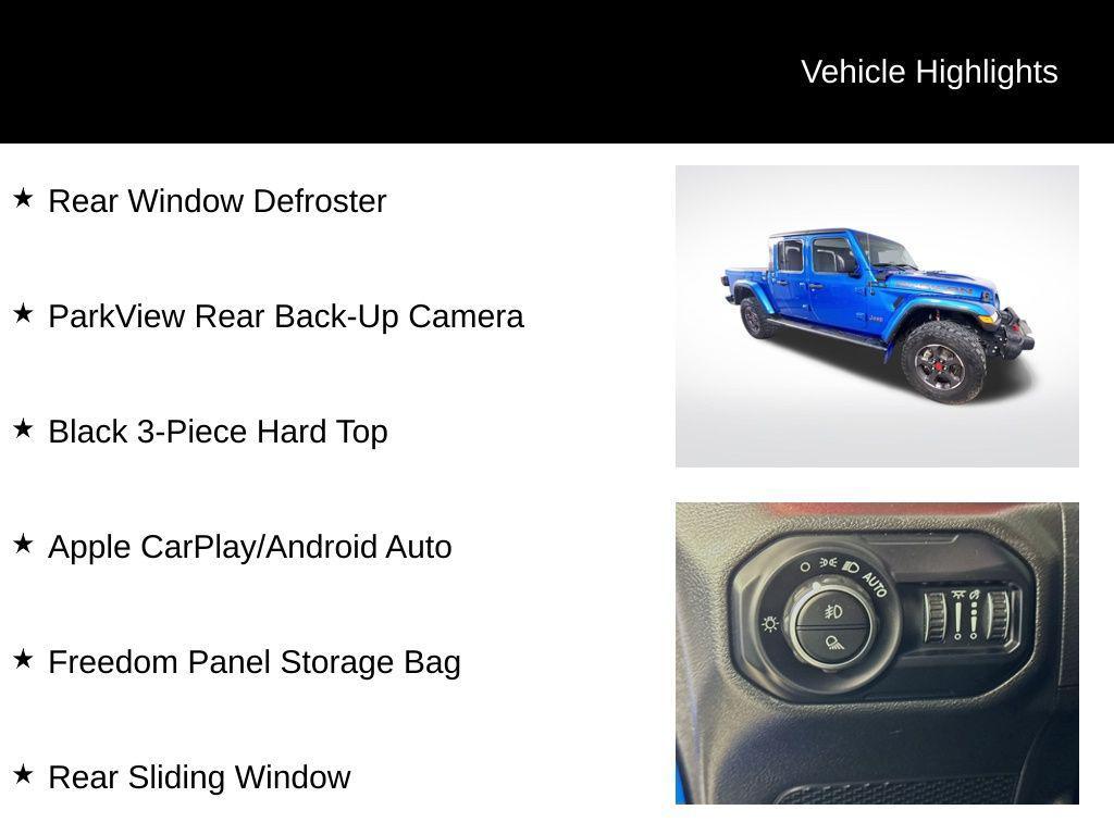 used 2021 Jeep Gladiator car, priced at $33,494