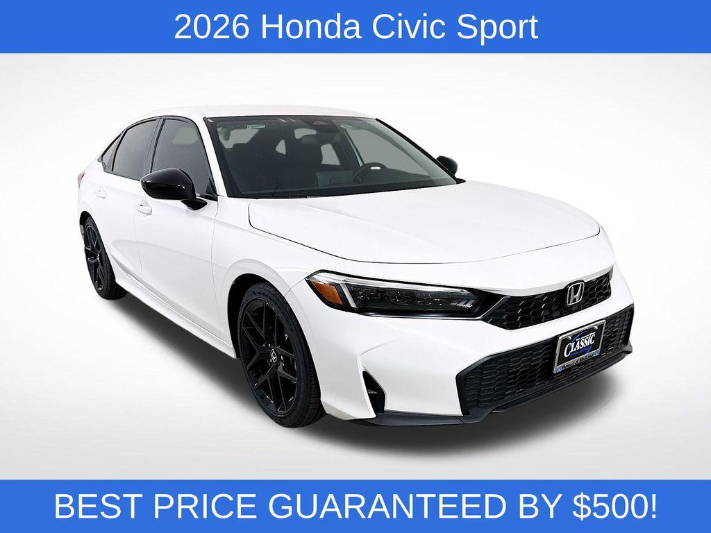 new 2026 Honda Civic car, priced at $24,995
