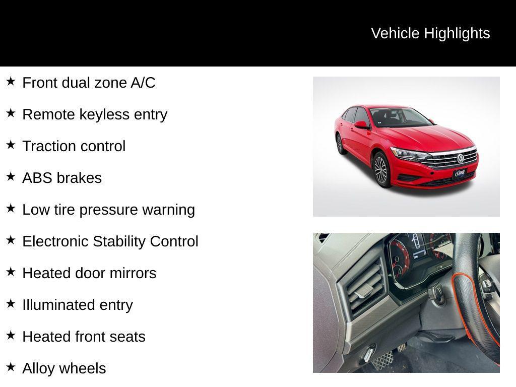 used 2021 Volkswagen Jetta car, priced at $15,261