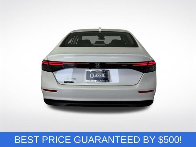 new 2025 Honda Accord car, priced at $26,942