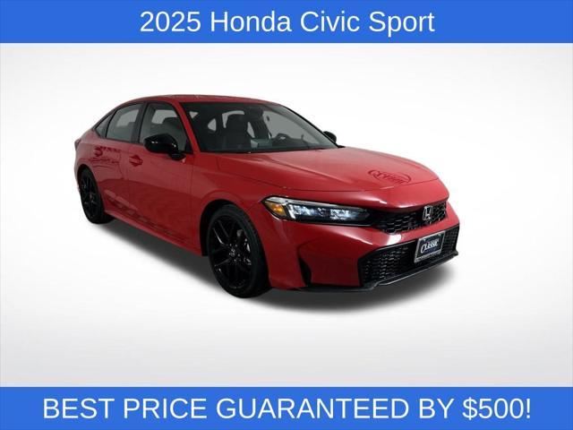 new 2025 Honda Civic car, priced at $25,642