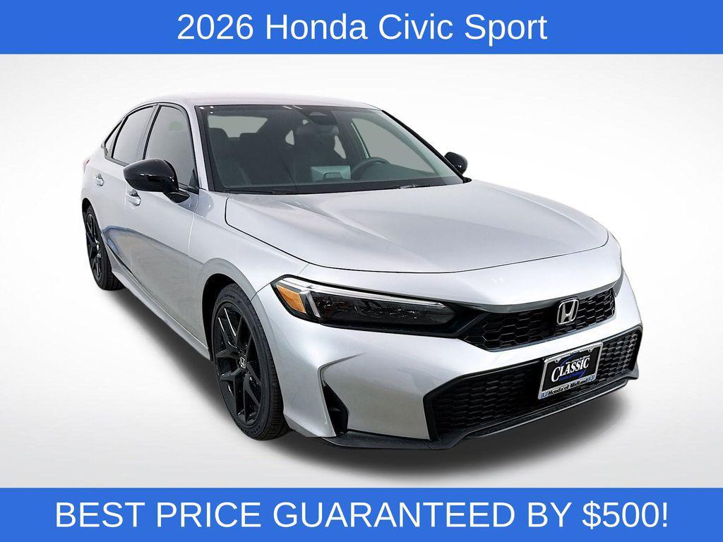 new 2026 Honda Civic car, priced at $24,540