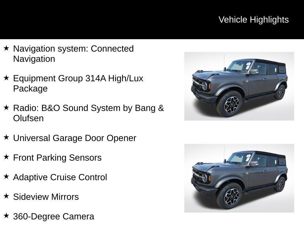 used 2024 Ford Bronco car, priced at $46,036
