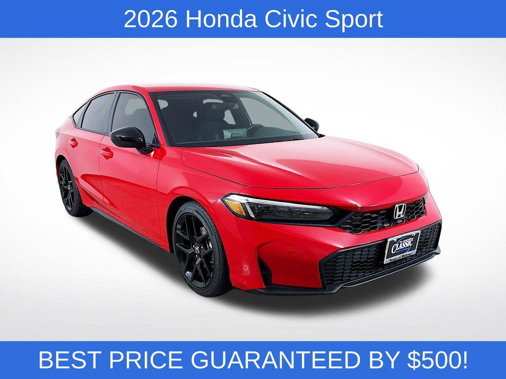new 2026 Honda Civic car, priced at $25,740