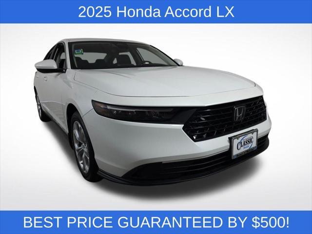 new 2025 Honda Accord car, priced at $29,845