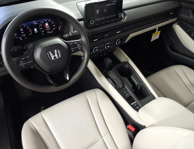 new 2025 Honda Accord car, priced at $29,845