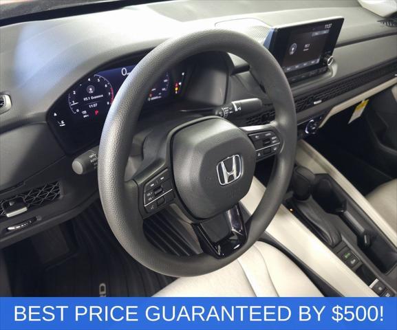 new 2025 Honda Accord car, priced at $29,845