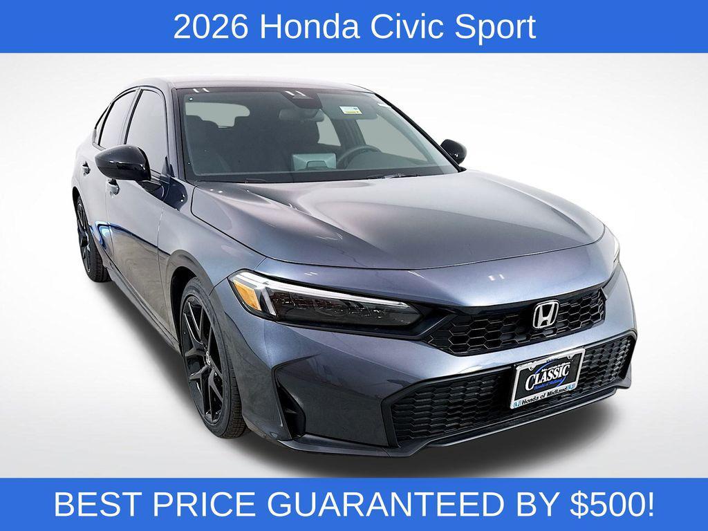 new 2026 Honda Civic car, priced at $25,740