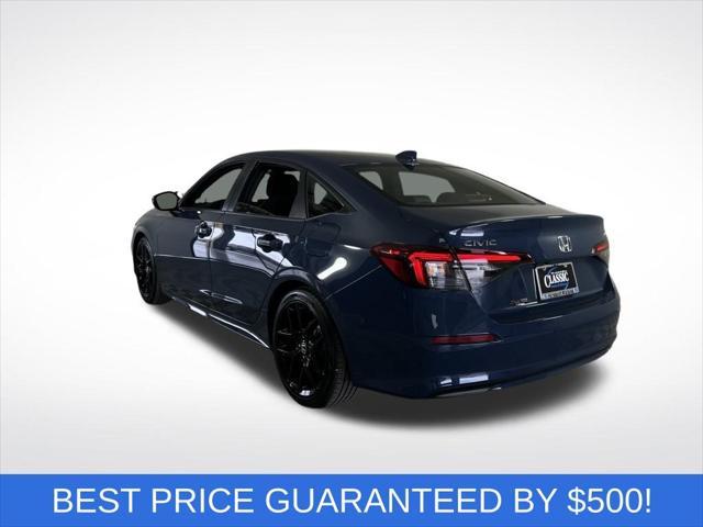 new 2025 Honda Civic car, priced at $26,087