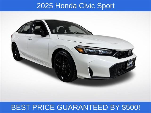 new 2025 Honda Civic car, priced at $29,055