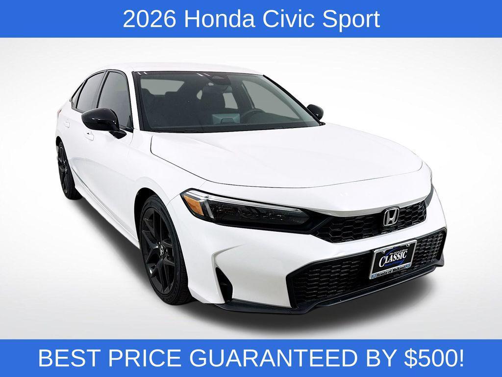 new 2026 Honda Civic car, priced at $24,995