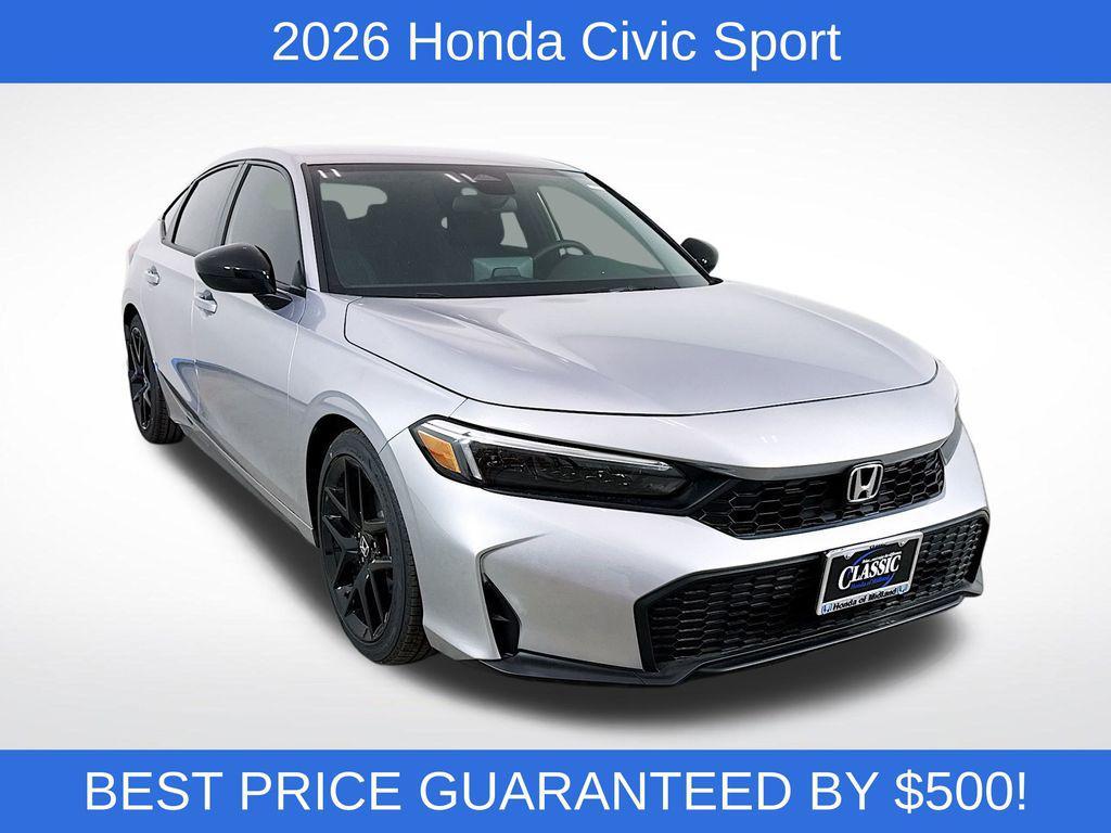 new 2026 Honda Civic car, priced at $25,740