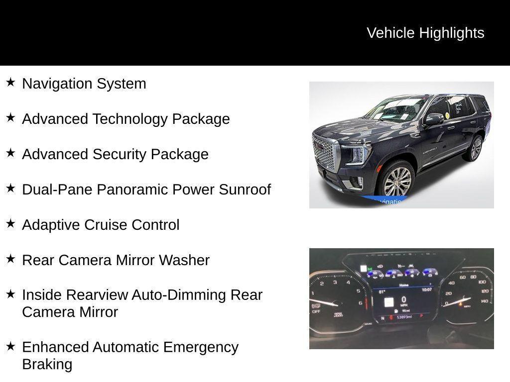 used 2021 GMC Yukon car, priced at $53,466