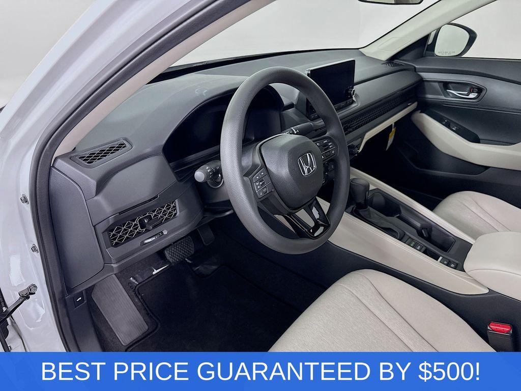 new 2025 Honda Accord car, priced at $26,695