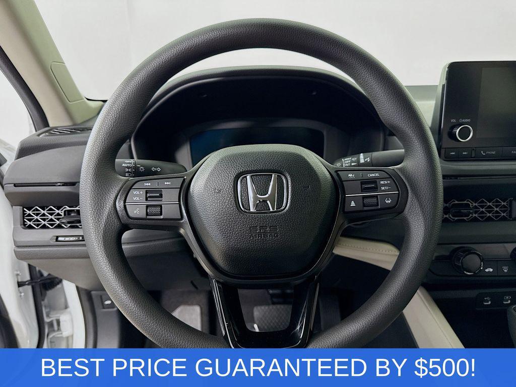 new 2025 Honda Accord car, priced at $26,695