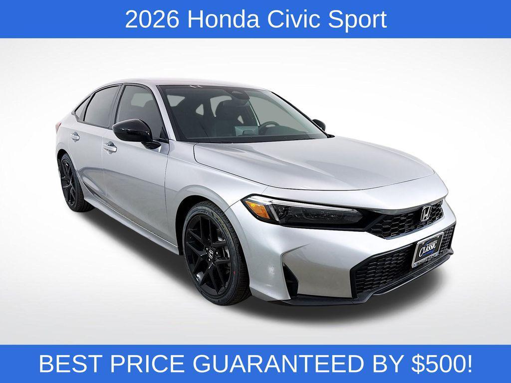new 2026 Honda Civic car, priced at $24,540