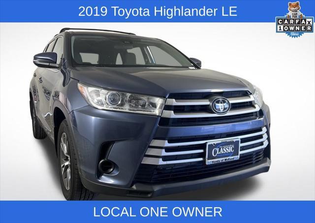 used 2019 Toyota Highlander car, priced at $20,649