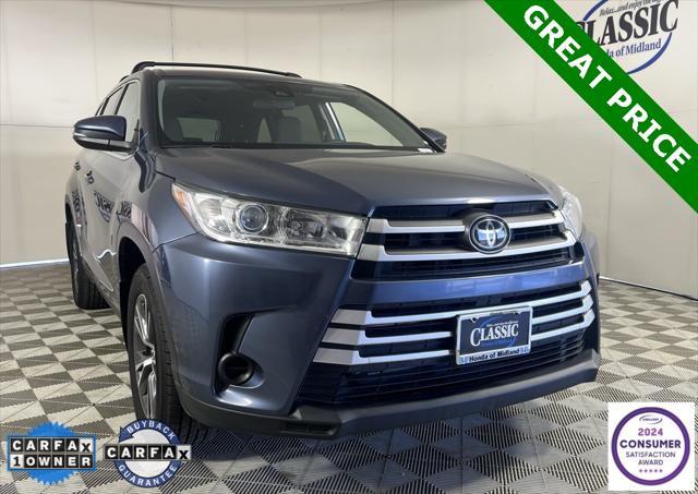 used 2019 Toyota Highlander car, priced at $25,718