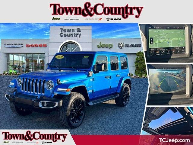 used 2022 Jeep Wrangler Unlimited 4xe car, priced at $35,295