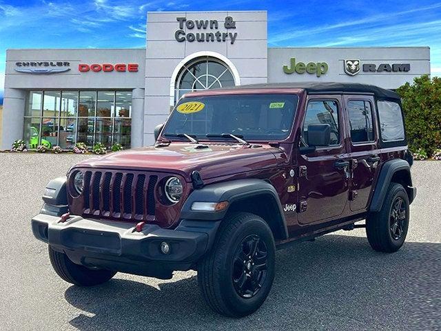 used 2021 Jeep Wrangler Unlimited car, priced at $29,995