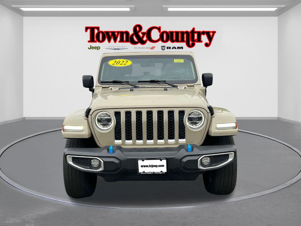 used 2022 Jeep Wrangler Unlimited 4xe car, priced at $33,995