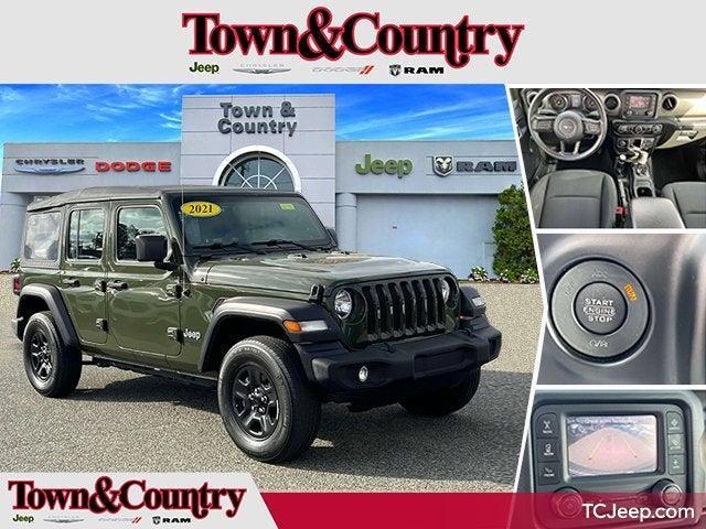 used 2021 Jeep Wrangler Unlimited car, priced at $29,995