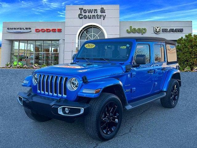 used 2021 Jeep Wrangler Unlimited 4xe car, priced at $31,295