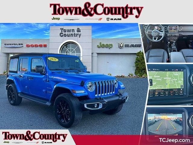 used 2021 Jeep Wrangler Unlimited 4xe car, priced at $31,295