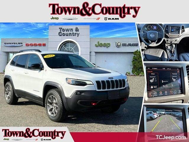 used 2022 Jeep Cherokee car, priced at $27,395