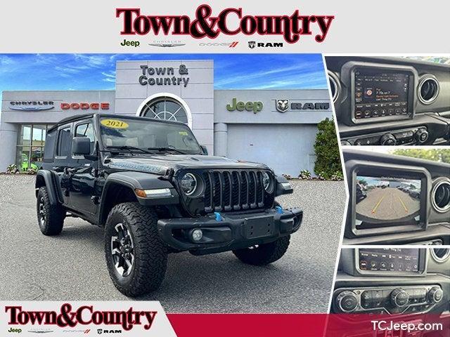 used 2021 Jeep Wrangler Unlimited 4xe car, priced at $33,995