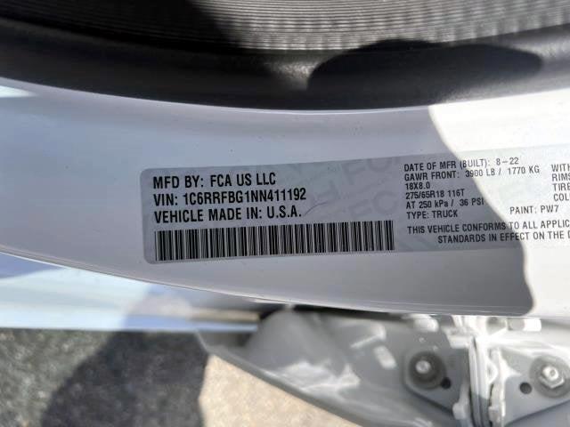 used 2022 Ram 1500 car, priced at $28,751