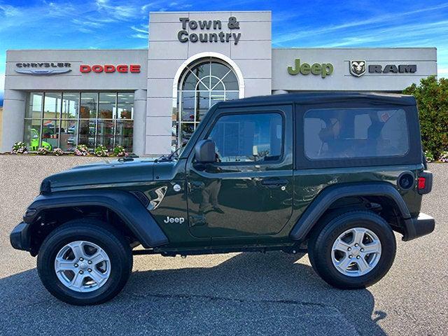 used 2021 Jeep Wrangler car, priced at $24,982