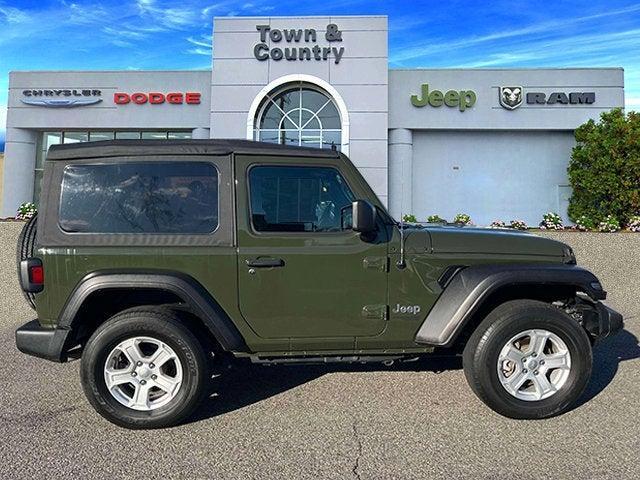 used 2021 Jeep Wrangler car, priced at $25,495