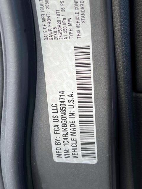 used 2022 Jeep Grand Cherokee L car, priced at $29,937