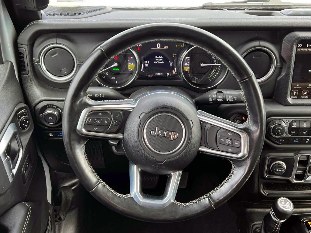 used 2022 Jeep Wrangler Unlimited 4xe car, priced at $31,090