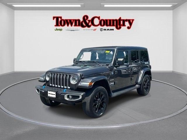 used 2022 Jeep Wrangler Unlimited 4xe car, priced at $33,995