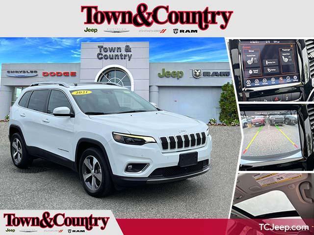 used 2021 Jeep Cherokee car, priced at $22,495