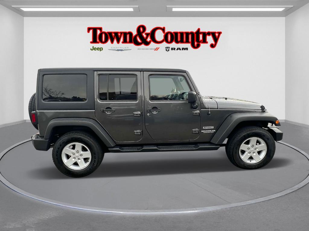 used 2017 Jeep Wrangler Unlimited car, priced at $21,995