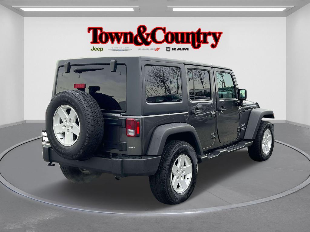 used 2017 Jeep Wrangler Unlimited car, priced at $21,995