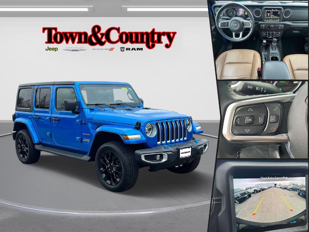 used 2022 Jeep Wrangler Unlimited 4xe car, priced at $33,995