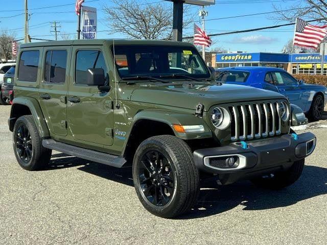 used 2022 Jeep Wrangler Unlimited 4xe car, priced at $32,995