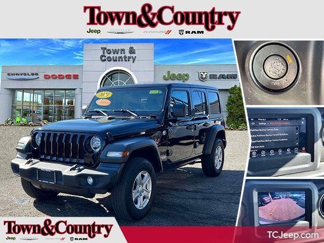 used 2021 Jeep Wrangler Unlimited car, priced at $27,895